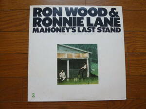 LP RON WOOD & RONNIE LANE / MAHONEY'S LAST STAND