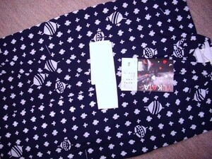  man . child yukata navy blue 10 character ... comfort pattern 90cm man ... new goods 996