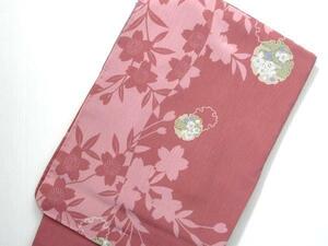 東レシルジェリー 洗える着物 袷 ヒロミチナカノ ピンクに桜 109