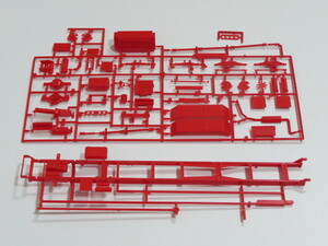 代引き可能! ロングシャーシパーツ (赤) 床板なし アオシマ 1/32 大型