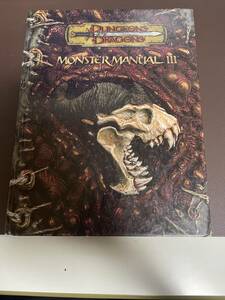 ★ Dungeons & Dragons　MONSTER MANUALⅢ　【洋書】中古本　★