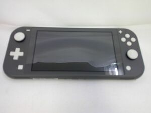 25 送60サ 0507$B09 スイッチ Lite グレー ver18.0.1 本体 箱無し 中古品