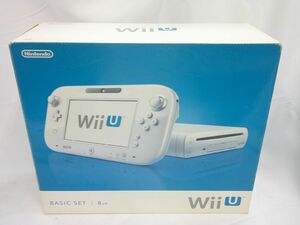 25 送100サ 0516$B06 WiiU ベーシックセット 8GB ホワイト ver5.4.0J 本体 中古品