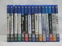 21 送80サ 0521$G10 PS4 ソフト15本(キズあり) セット 中古品_画像1