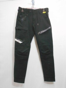 71 sending 60sa0527$D14 I'Z FRONTIER I z Frontier NEO ENGINEER GEAR 5363J jogger pants Work wear black size L secondhand goods 