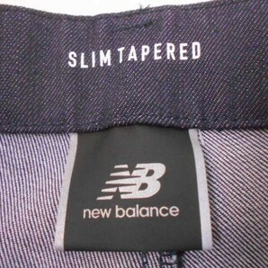 71 送80サ 0513$D18 new balance ニューバランス Met24 SLIM TAPERED FIT Denim スリムテーパード デニム AMP35007 サイズXL 未使用の画像7