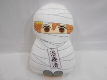 28 送80サ 0521$D05 鬼滅の刃 めちゃでかクッション 我妻善逸 治療済 中古品_画像1