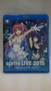 07 送310 0604$E04 sprite LIVE 2015 - Beyond the sky - Blu-ray 中古品