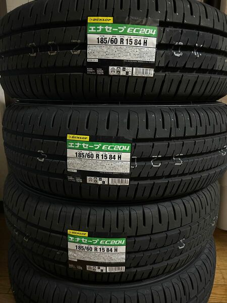 185/60R15 ダンロップ　ENASAVE EC204 2本セット！！