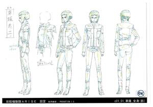 攻殻機動隊ARISE 設定資料 １４０枚