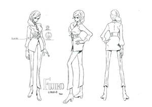 ルパン三世　LUPIN the Third -峰不二子という女-　設定資料　約95枚