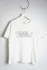 正規 NEIGHBORHOOD ネイバーフッド ロゴ プリント Tシャツ 半袖 カットソー 白 M 本物 504O