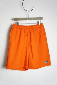 美品 ADIDAS アディダス M ADV WOVEN SHORT ナイロン ショート ハーフ パンツ ショーツ HR4259 オレンジ M 本物 511O