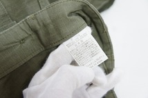 定番 美品 orSlow オアスロウ ARMY FATIGUE PANTS アーミー ファティーグ パンツ ワーク トラウザー カーキ S 本物 504O_画像5