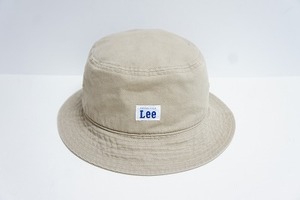 美品 LEE リー BUCKET COTTON TWILL HAT コットン ツイル バケット ハット 帽子 100-176311 ベージュ 58cm 本物 504O