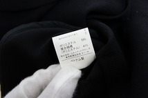 美品 UNITED ARROWS green label relaxing ユナイテッドアローズ Wクロス フリーリッチ テーラード ジャケット スプリング 黒L本物 513O_画像7