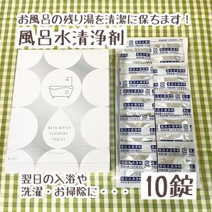 【ロハコ先行販売商品】エコグッド あらた BATH WATER CLEANING TABLET 風呂水清浄剤 10錠