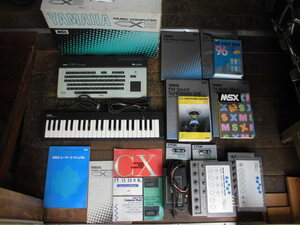  present condition goods MSX YAMAHA CX-5 YK-01 YRM-11/12/15 cassette manual other complete set Yamaha music computer synthesizer Vintage 