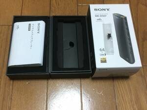 ソニー SONY ポータブルオーディオプレーヤー NW-ZX507 端子カバーと空箱のみ