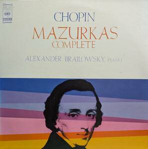 LP盤 アレクサンダー・ブライロフスキー　Chopin 「マズルカ」全集 (2LP)