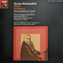 輸入LP盤 アルトゥール・シュナーベル/プロ・アルテ四重奏団　Schubert Piano五重奏曲「ます」～即興曲集 D899 (3LP)　 _画像1