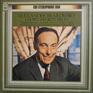 LP盤 アレクサンダー・ブライロフスキー　Chopin 「幻想即興曲」～Pianoソナタ3番 　