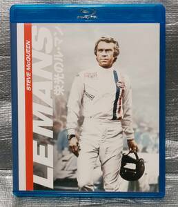 ○【１円スタート・まとめ・同梱可能】　Blu-ray「栄光のル・マン」　スティーヴ・マックィーン　洋画　ブルーレイ