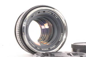 ★外観美品【修理・整備/完動品】Canon FD 50mm f1.4 （銀縁）18613
