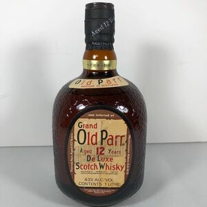 古酒 Grand Old Parr Aged 12 Years De Luxe Scotch Whisky グランド オールドパー デラックス スコッチウイスキー 1000ml