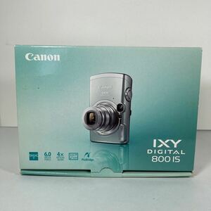 ジャンク コンパクトデジタルカメラ Canon キヤノン IXY DIGITAL 800ISシルバー 
