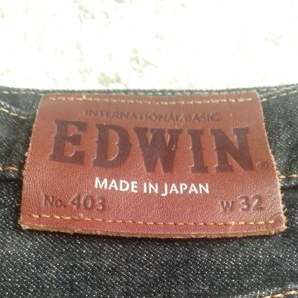 EDWIN デニムパンツ MADE IN JAPAN ジーンズ ストレート パンツW32