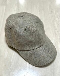 OLIVE des OLIVE バックレースアップCAP ライトベージュ サイズフリー キャップ 