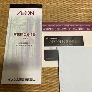  ion Hokkaido stockholder complimentary ticket 100 sheets 10000 jpy minute ion lounge member proof 