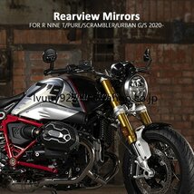 激安 Bmw RnineT Pure スクランブラー UarbanG/S 2020 ハンドルバーミラー サイドミラー バックミラー アルミ_画像7