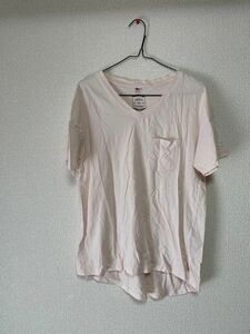 ポケットTシャツ 綿　半袖　サイズＬ　Tシャツ カットソー　デニフィッツ