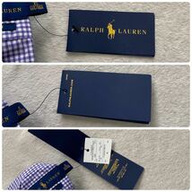 Ralph Lauren タグ付き新品未使用　L位　正規品　紫×白　家洗い可　長袖シャツ_画像6