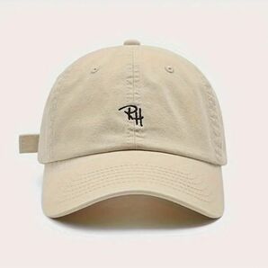 RH ロゴ　キャップ　帽子　男女兼用　ユニセックス　新品 お揃い 夏 紫外線 ファッション アクセント