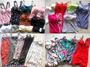 * bra none . have on possibility!! cup entering bare top camisole One-piece lucky bag together set sale 45 point set large amount old clothes *79