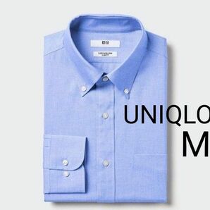 UNIQLO ユニクロ スーパーノンアイロンスリムフィットシャツ M ボタンダウン