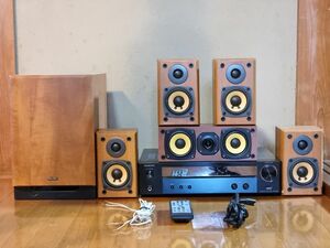 ONKYO NR-365 本格5.1ch サラウンドセット スピーカー DENON ホームシアターセット