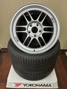 郡山店★サマータイヤホイールSET★エンケイ RPF1 7.5J 17インチ 5H114+48&ウィンラン R330 205/45R17 NCロードスター、CR-Zなどに