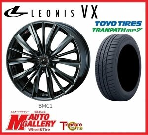 郡山店★ラスト1SET！！★サマータイヤホイールSET★レオニス VX 7.0J 17インチ 5H114+53& TOYO トランパス MP7 205/55R17★ノア、VOXYなど