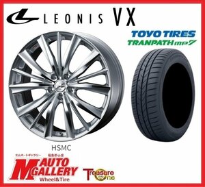 郡山店★ラスト1SET！！★サマータイヤホイールSET★レオニス VX 7.0J 17インチ 5H114+53& TOYO トランパス MP7 215/50R17★オデッセイなど