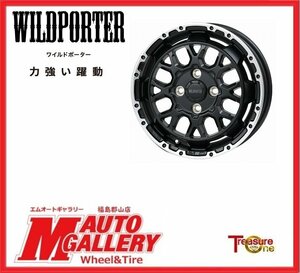 郡山店★軽自動車全般★サマータイヤ4本ホイールセット☆ワイルドポーター Funk WMC 4.5J 14インチ 4H100+45&ダンロップ EC202L 155/65R14