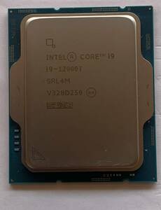 CPU Intel Intel Core i9 12900T processor used operation not yet verification junk 