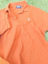 Polo Ralph Lauren ポロラルフローレン シャツ 半袖 ４点まとめ　セット売り サイズS～XL オレンジ　ブルー メンズ 1203000015756_画像3