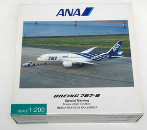  все день пустой коммерческое предприятие ANA 1/200 B787-8 JA801A специальный маркировка NH20053