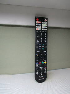シャープ ４K液晶TV用リモコン GB361SA 
