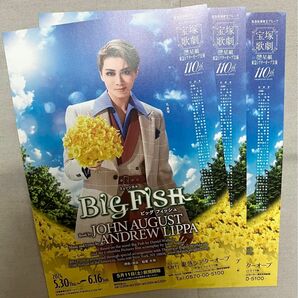 宝塚歌劇　チラシ　星組　礼真琴　BIG FISH（ビッグ・フィッシュ）東急シアタ