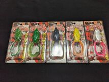 フィッシュビート バトルフロッグ 5個セット 新品1 Fish Beat BATTLE FROG フロッグ Frog ライギョ 雷魚 鯰 なまず ナマズ 中空フロッグ_画像1